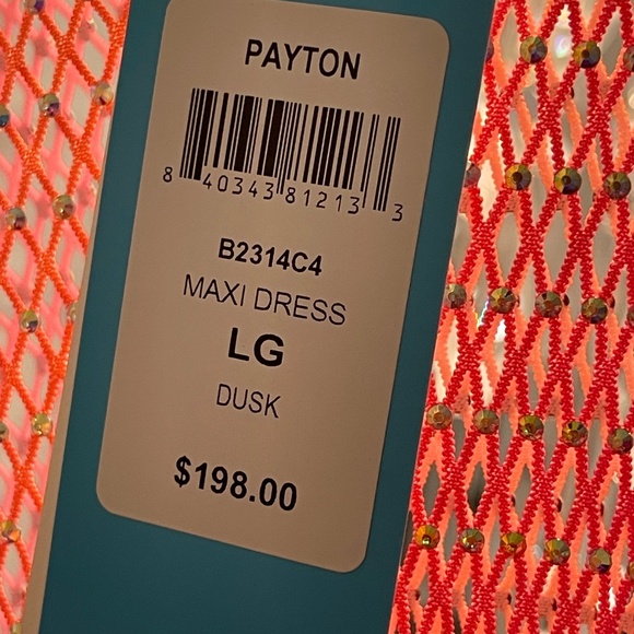 NWT beach bunny swimsuit coverup Payton Maxi dress  size L or one size - Picture 6 of 6